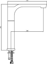 E.C.A. Смеситель для кухни Touch 102118069 сенсорный хром – фотография-2